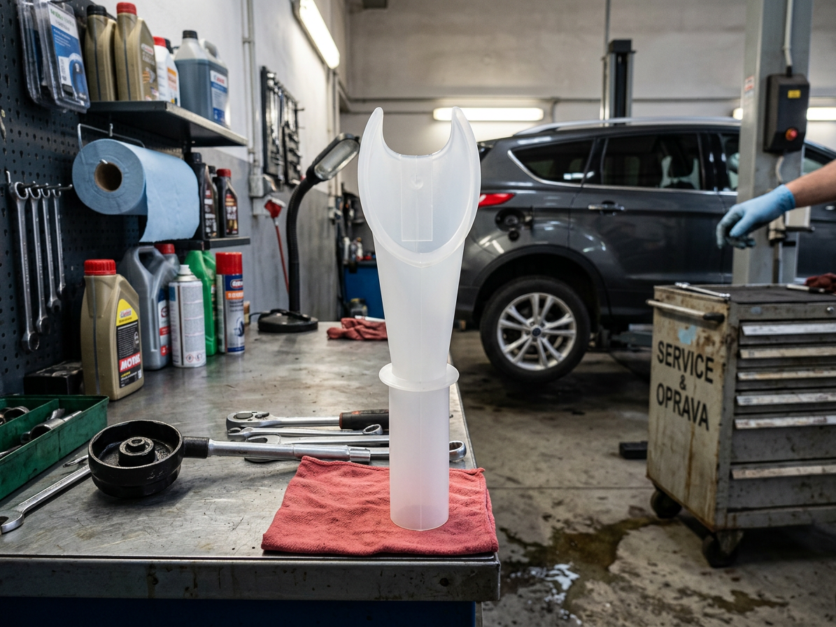 Trychtýř pro bezvíčková hrdla nádrže, pro dieselová auta, plast - ASTA
