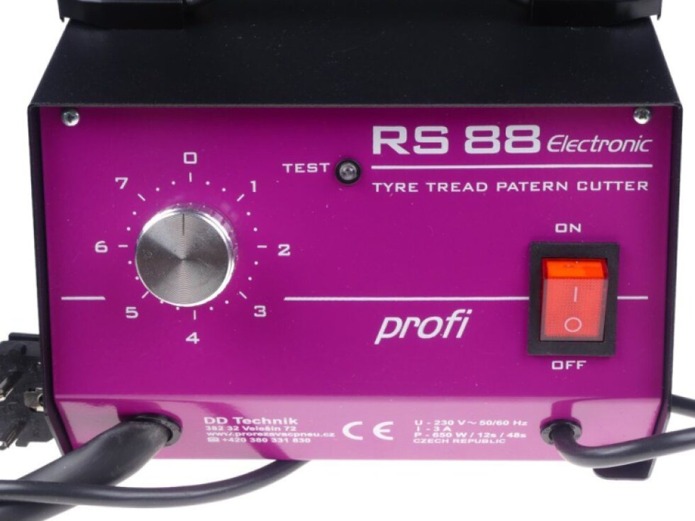 Prořezávačka dezénů RS 88 TL, výkon 680W, s regulací a kabelem 2,5 m