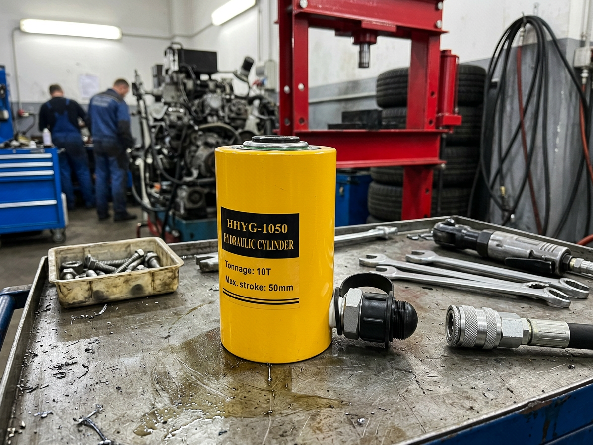 Hydraulický válec jednočinný univerzální, nosnost 10 tun - HHYG-1050