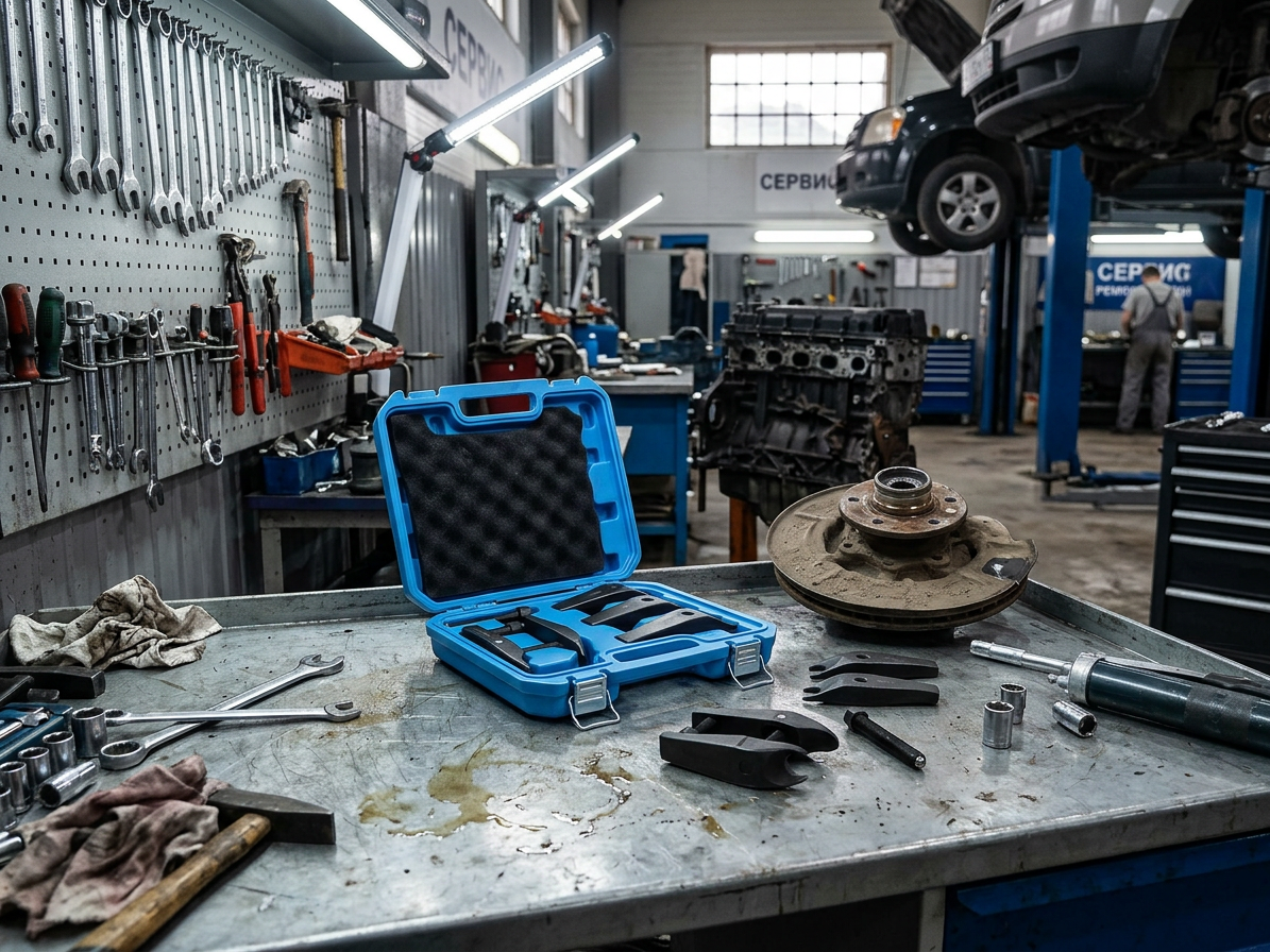 Stahovák kulových čepů 24-36 mm, pro Audi, BMW, Mercedes-Benz a Porsche - SATRA