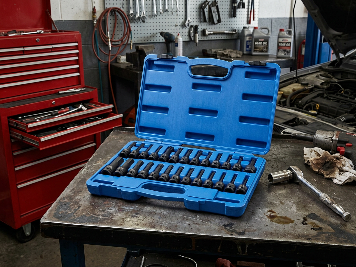 Zástrčné hlavice Imbus, TORX a XZN 1/2", úderové, sada 26 ks - ASTA