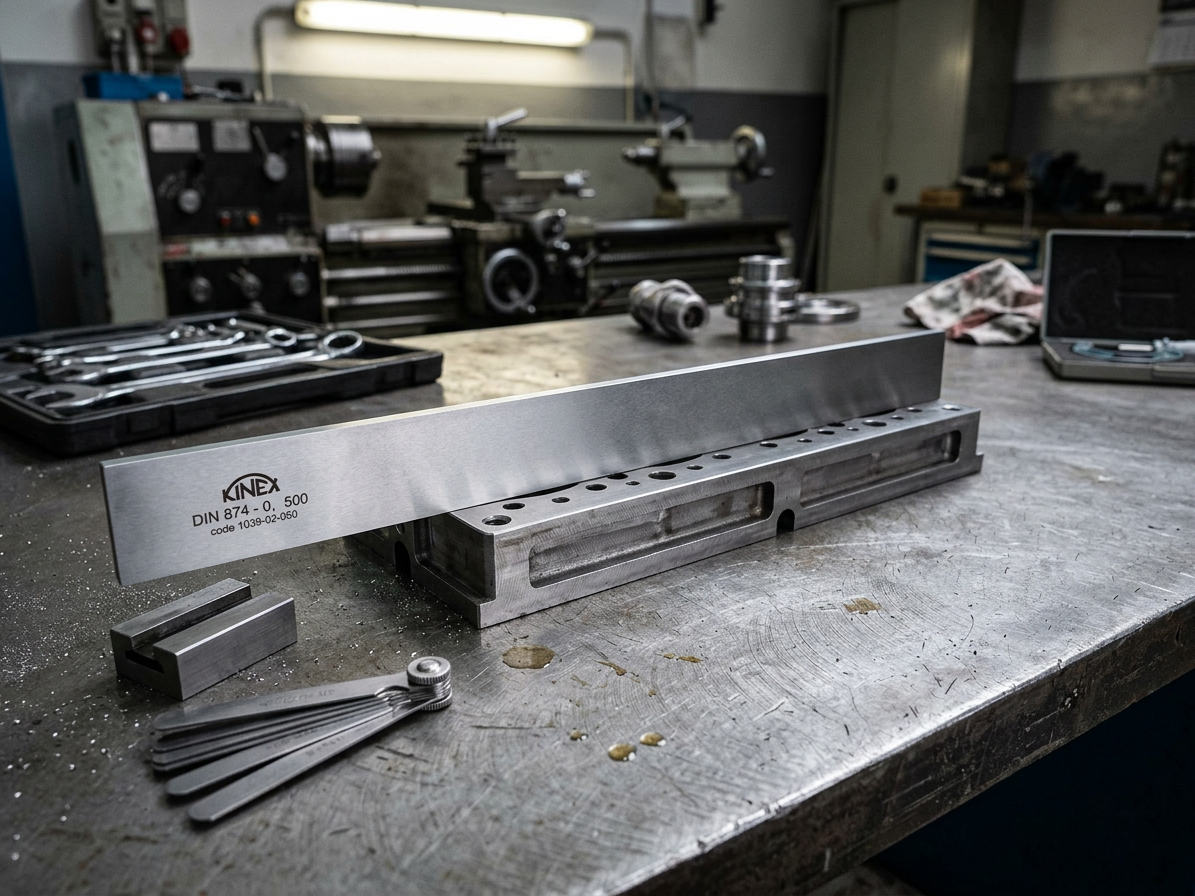 Pravítko kontrolní 500 mm, pro měření rovinnosti DIN 874/2 - KINEX