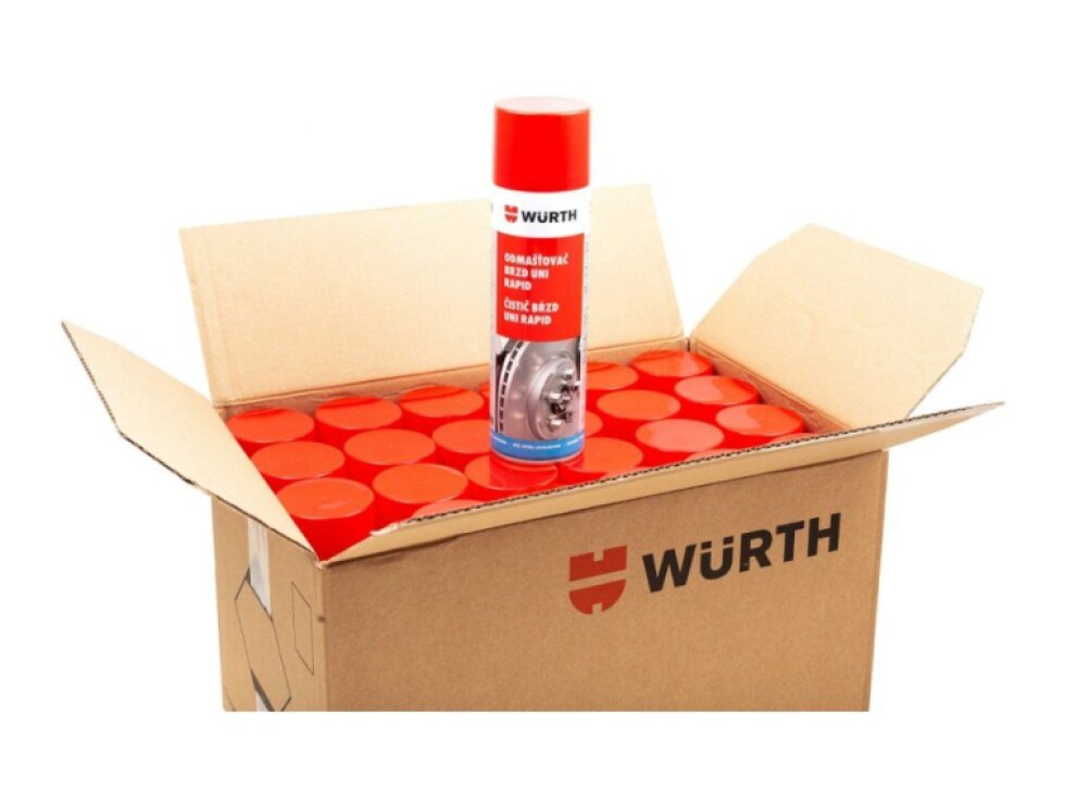 Čistič brzd plus, 500 ml Wurth - balení 24 kusů