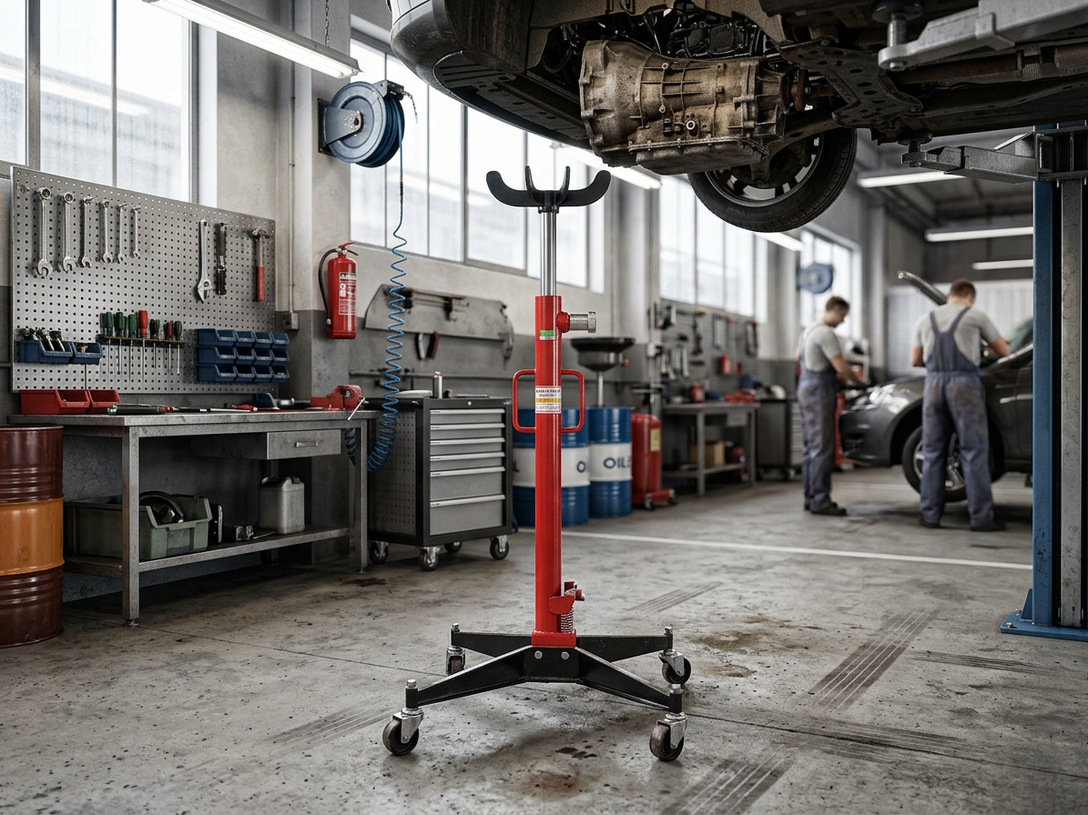 Pojízdný hydraulický zvedák motorů a převodovek 0.5 T