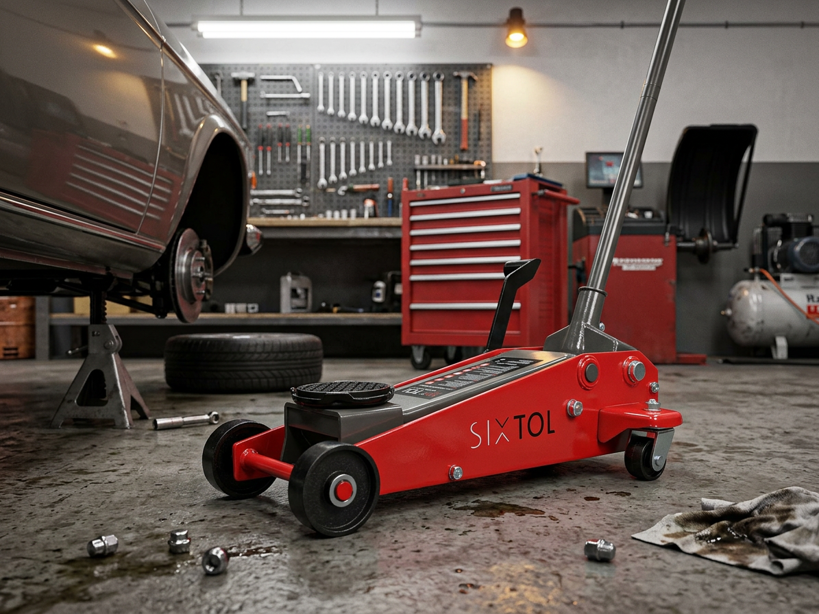 Pojízdný hydraulický zvedák heavy-duty 3T s pedálem SX JACK PEDAL 3T SIXTOL