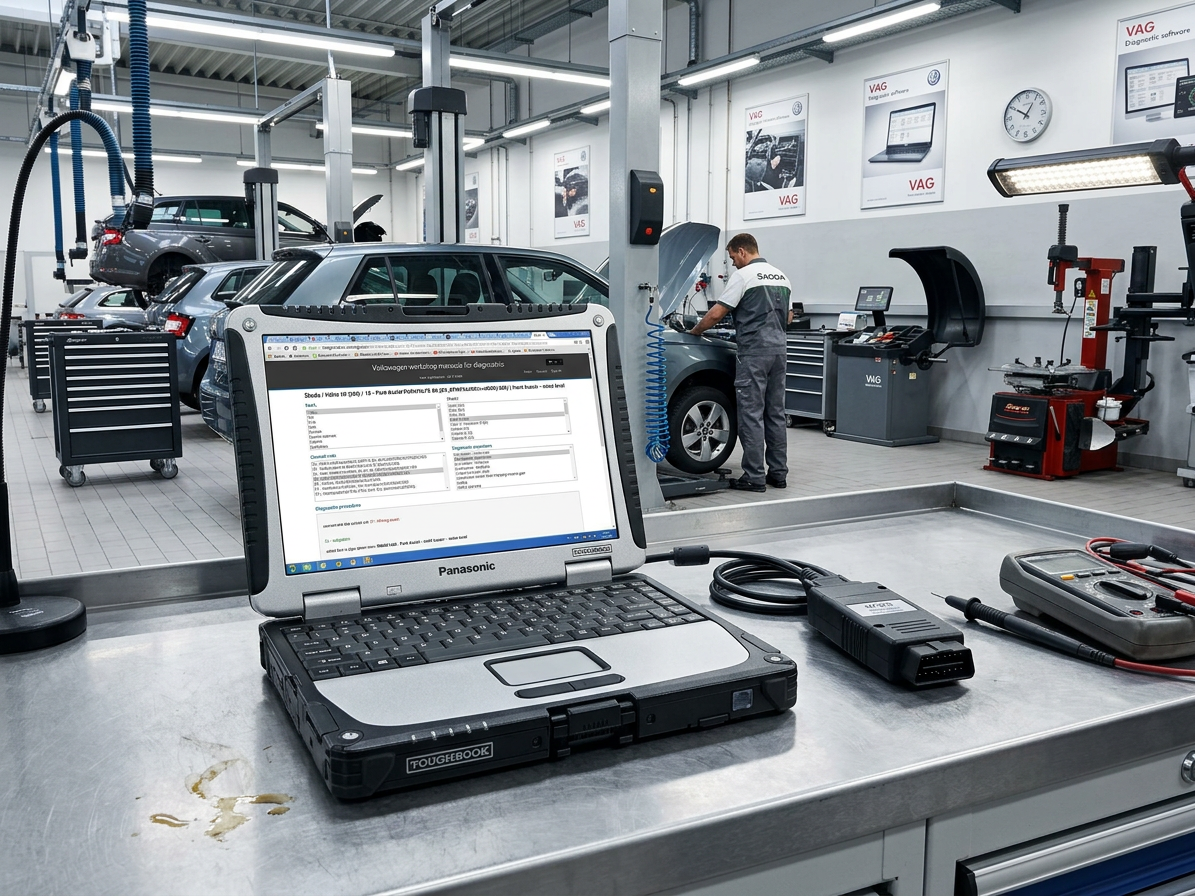 VIS - online databáze diagnostických postupů pro koncern VW