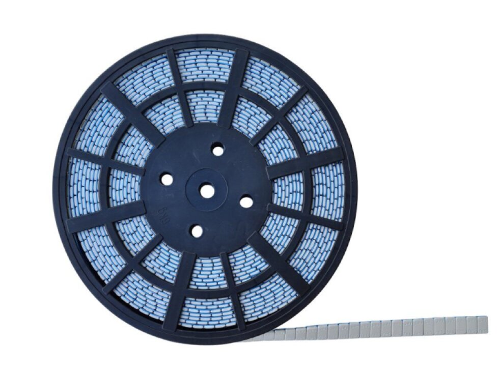 Závaží samolepicí šedé, kotouč 1200 ks x 5 g, nezanechávající stopy