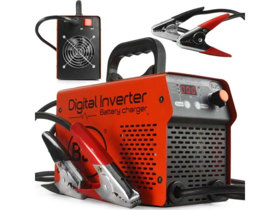 Nabíječka baterií - startovací zdroj, invertorová, digitální, 50-800Ah, 12/24V, max. 600A