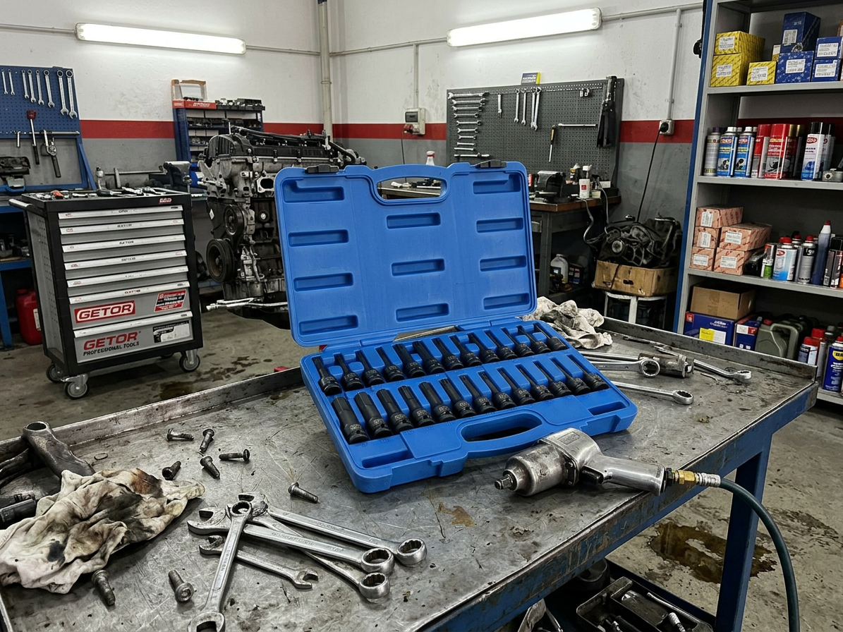 Zástrčné hlavice Imbus, TORX a XZN 1/2", úderové, sada 26 ks - ASTA