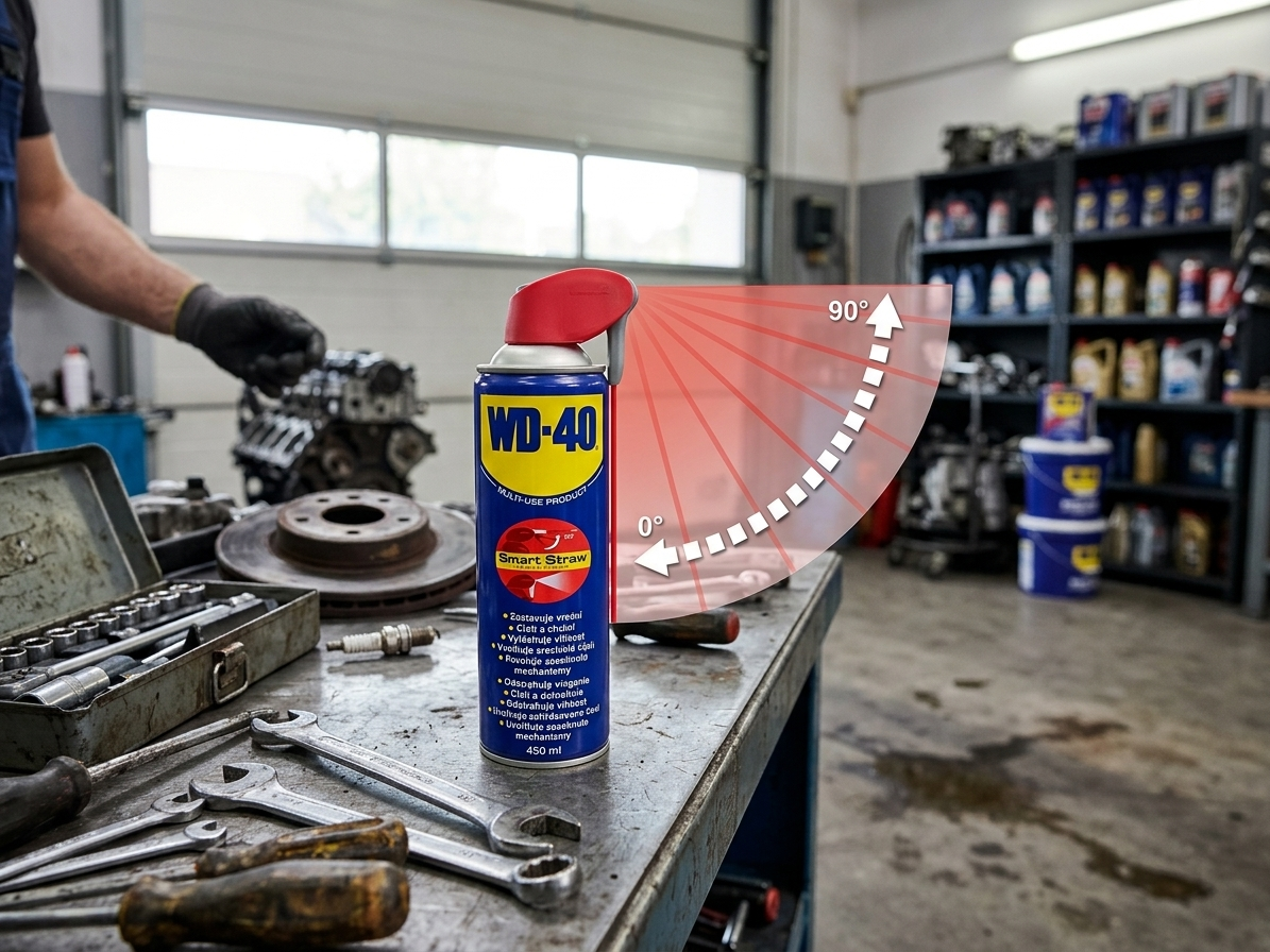 WD-40 - univerzální mazivo ve spreji se Smart Straw, 450 ml
