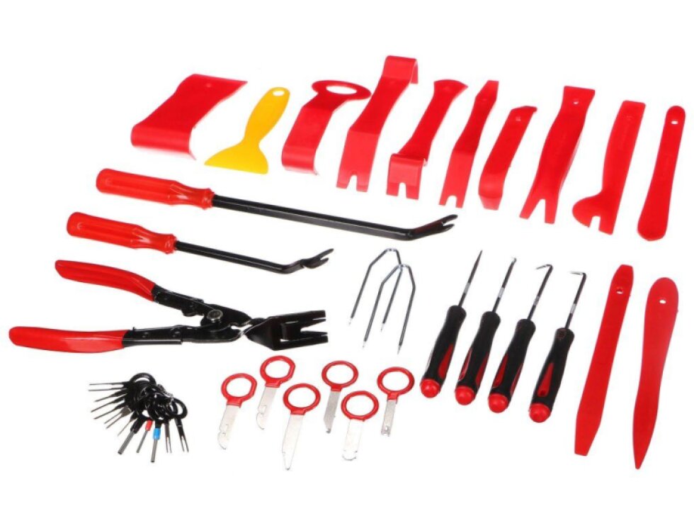Sada k demontáži čalounění a interiéru MECHANIC TRIM SET, 38 ks - SIXTOL