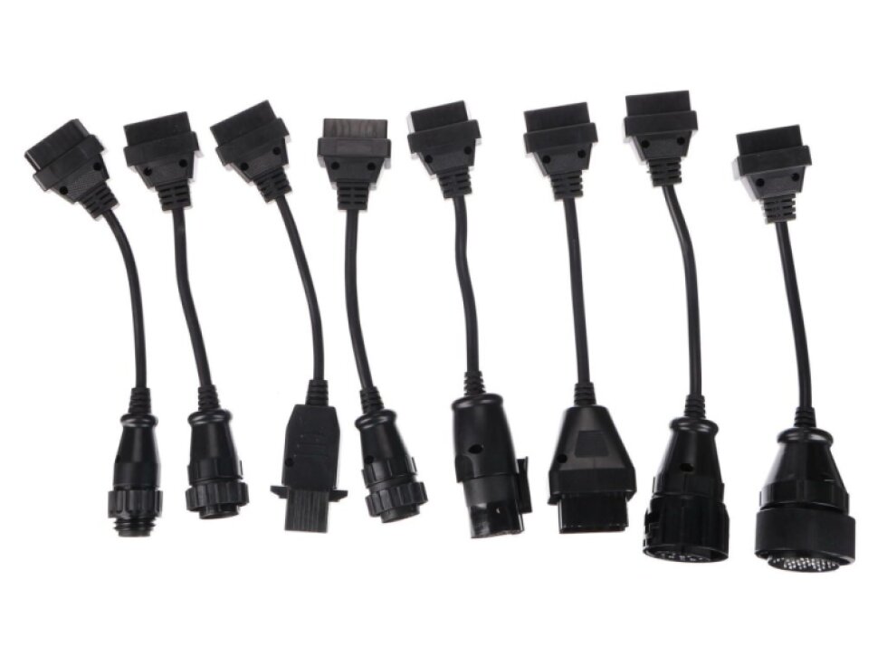 Kompletní sada OBD-II redukcí pro nákladní auta MECHANIC CABLE SET 2, 8 ks - SIXTOL