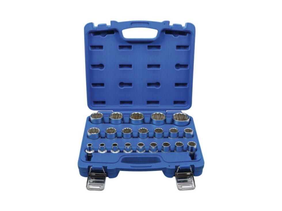 Hlavice nástrčné 1/2" 8-36 mm, sada 21 dílů - BGS 2267