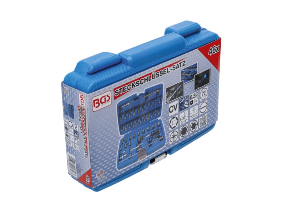 Palcová Gola sada 1/4", (46ks) BGS 2141
