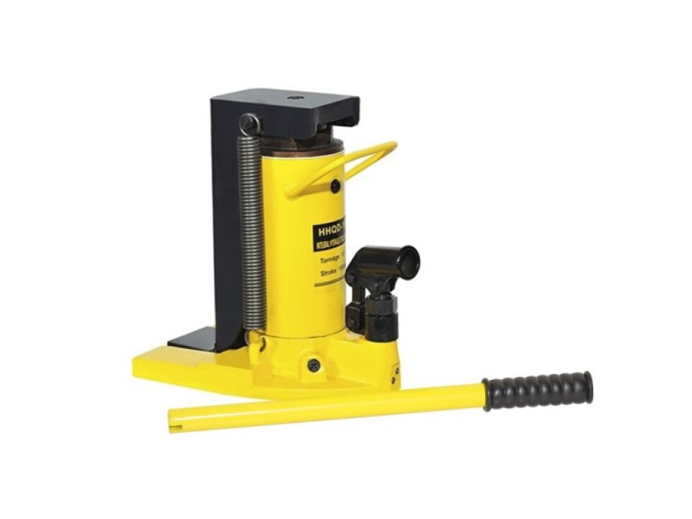 Hydraulický patkový zvedák, pro vysokozdvižné vozíky aj., nosnost 10/5t - Genborx HHQD-10