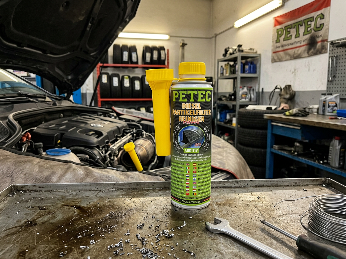 Čistič filtrů pevných částic DPF, do nádrže, 300 ml - Petec