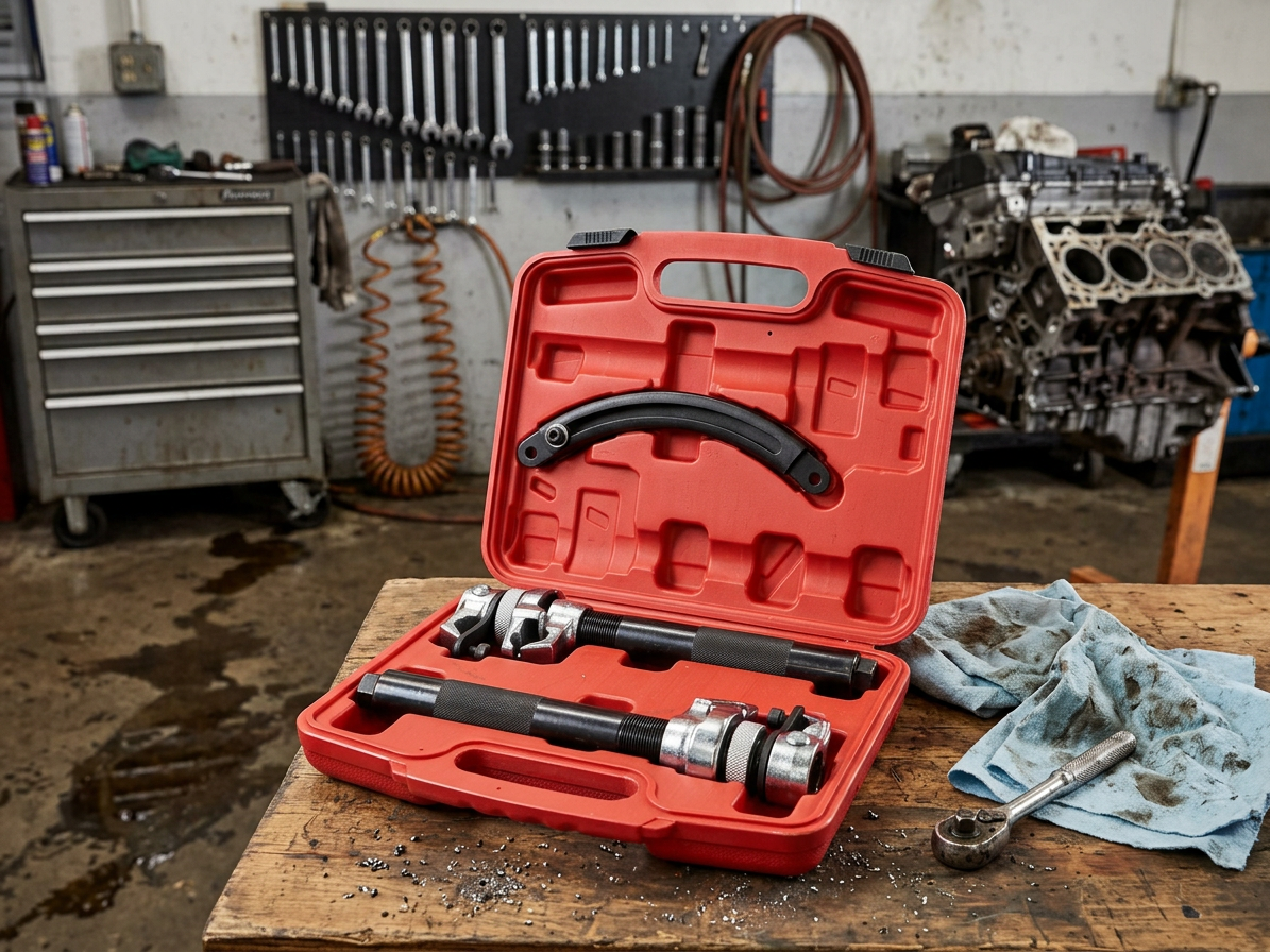 Stahovák pružin MECHANIC SPRING SET, heavy-duty, 280 mm, 2 ks - SIXTOL