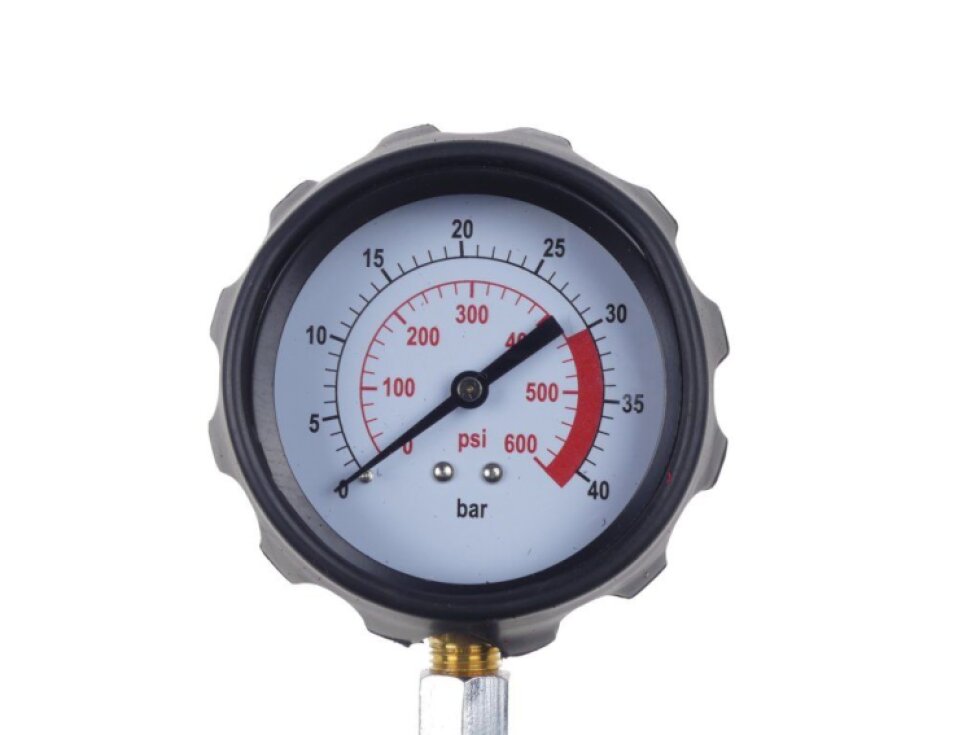 Kompresiometr - tester komprese pro benzínové i dieselové motory - QUATROS QS30101