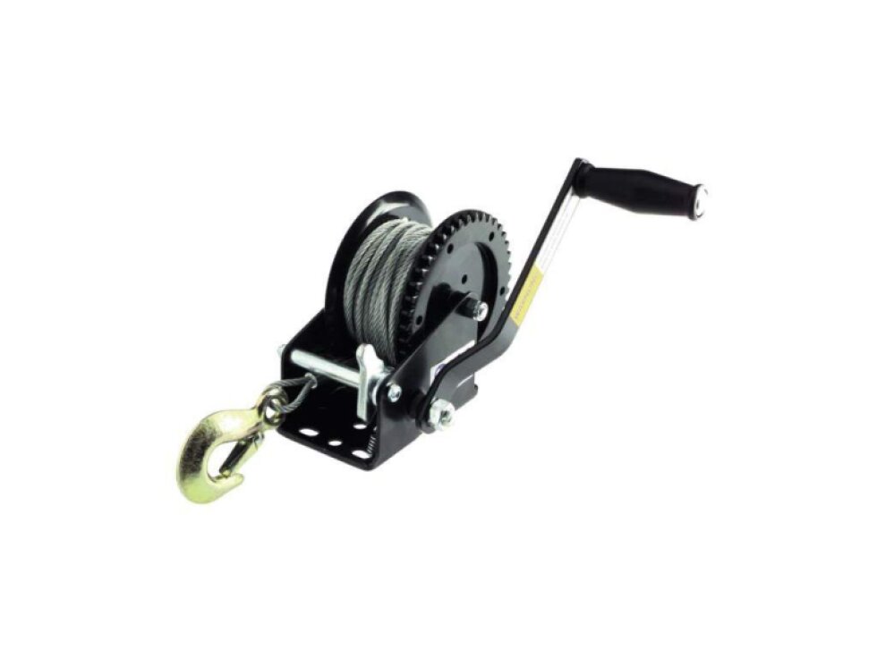Ruční naviják 550 kg 5mm x 15m s hákem-MAGG CTR550