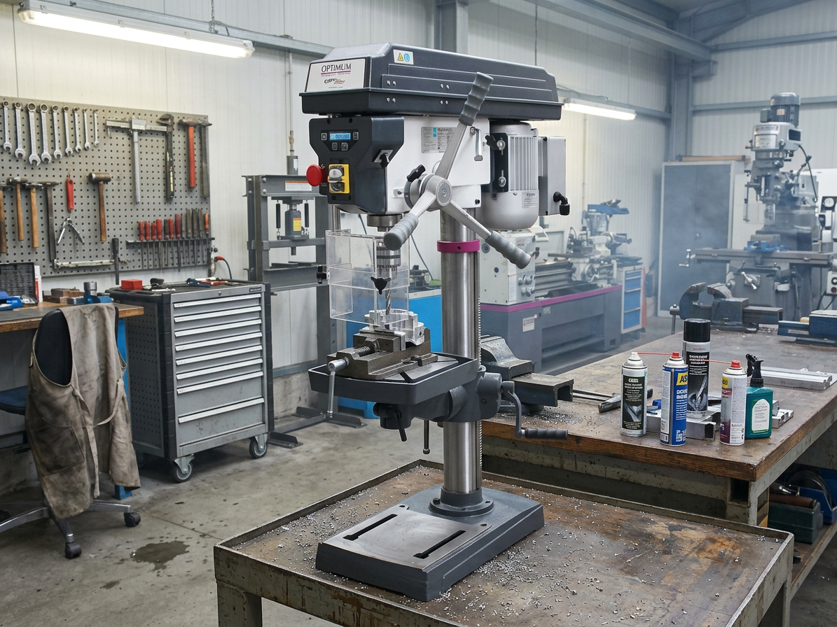Stojanová vrtačka OPTIdrill D 23 Pro, 400 V, vrtání vlevo-vpravo