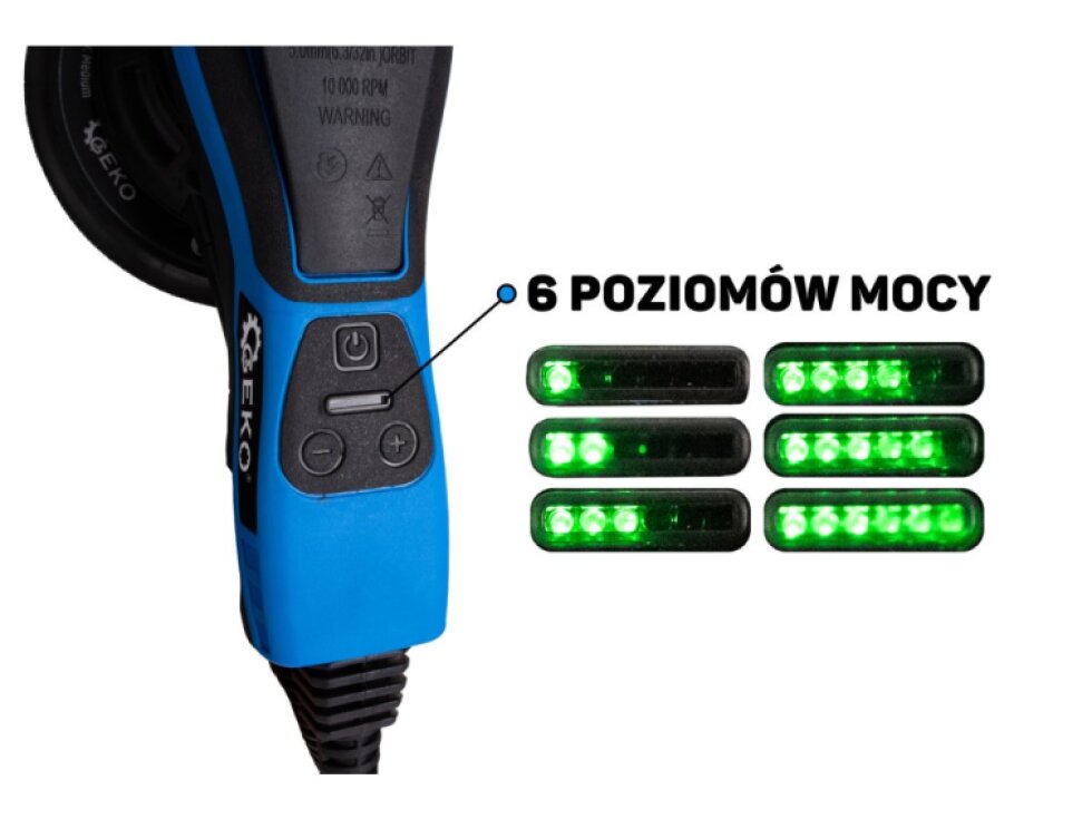 Oscilační excentrická bruska, 150 mm, brushless motor