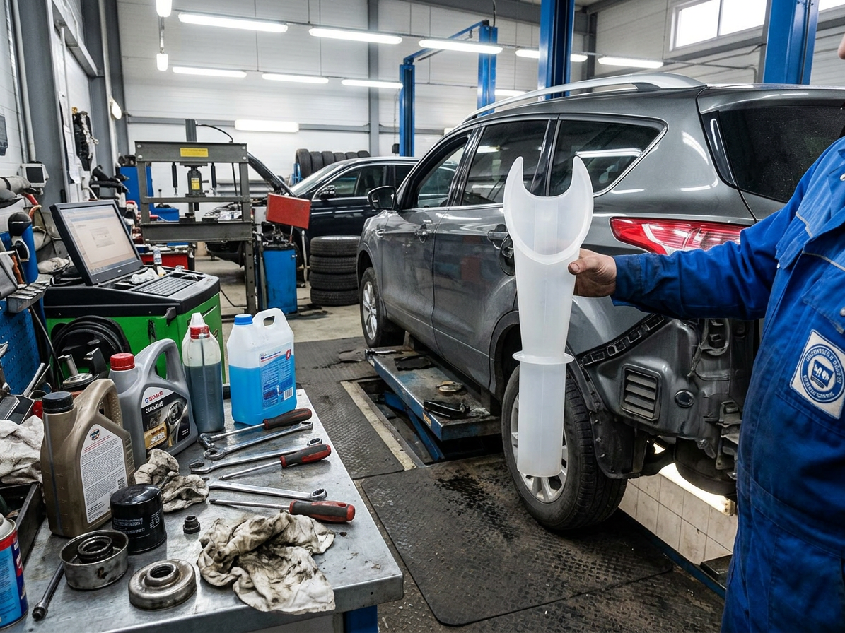 Trychtýř pro bezvíčková hrdla nádrže, pro dieselová auta, plast - ASTA