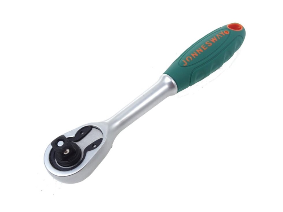 Ráčna 1/4" rovná s přepínací páčkou 140 mm - JONNESWAY R3702