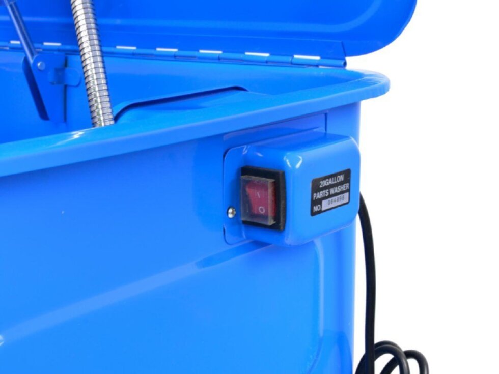 Mycí stůl pro čištění dílů s elektrickým čerpadlem a štetcem 80L