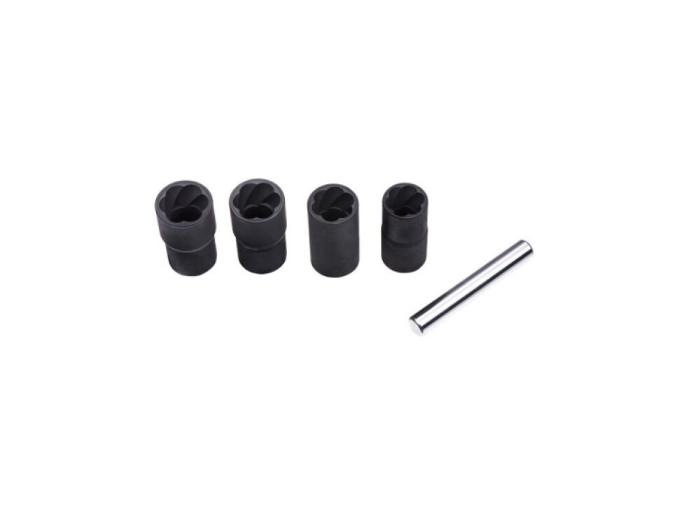 Hlavice 1/2” na poškozené šrouby, velikosti 17-22 mm, sada 5 ks - QUATROS QS50927