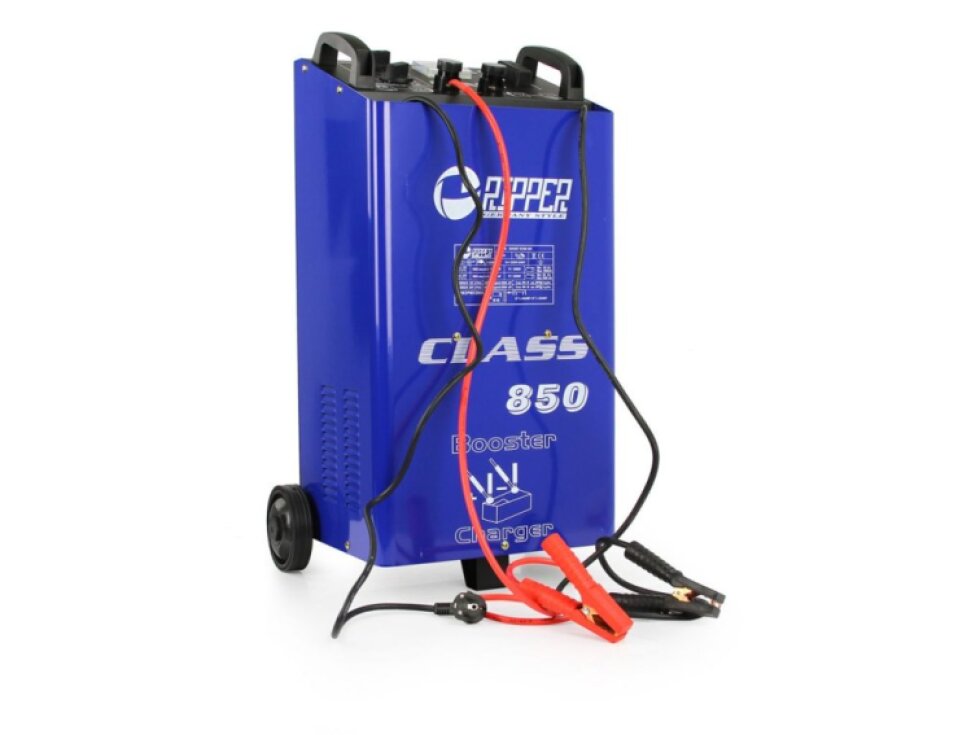 Nabíječka autobaterií - startovací zdroj, 12V/24V, 80-1000 Ah, pojízdný - Class 850