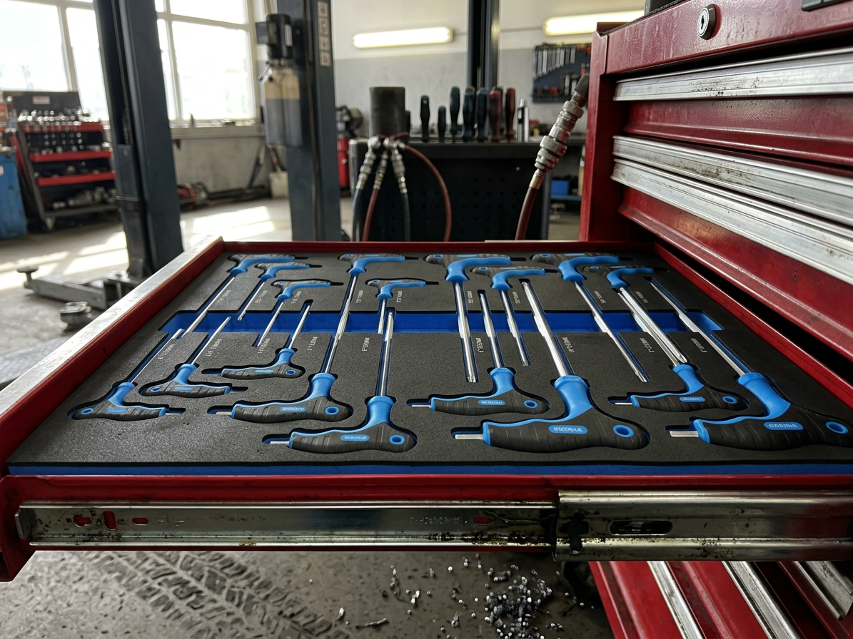 Modul - sada klíčů typu T, Torx, imbus s kuličkou, 13 ks