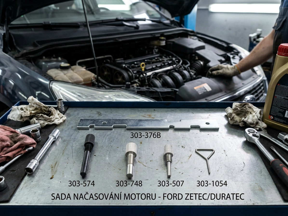 Aretační přípravky na rozvody motoru Ford, Mazda Zetec 1.25 - 2.0 16v - QUATROS QS10658