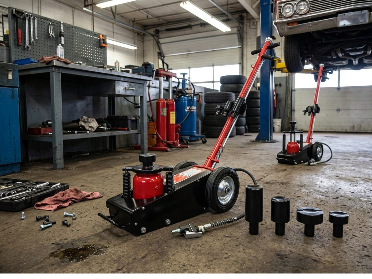 Pojízdný pneumatický hydraulický zvedák 22t MAR-POL