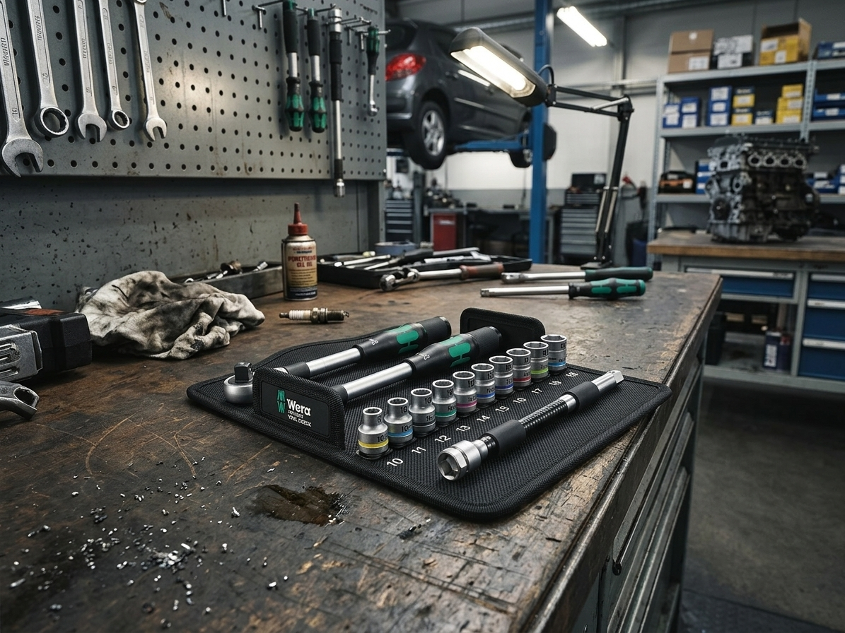 Wera 004090 Ráčnová sada Zyklop Hybrid 1/2" 8006 SC 1, s přidržovací funkcí (13 dílů)