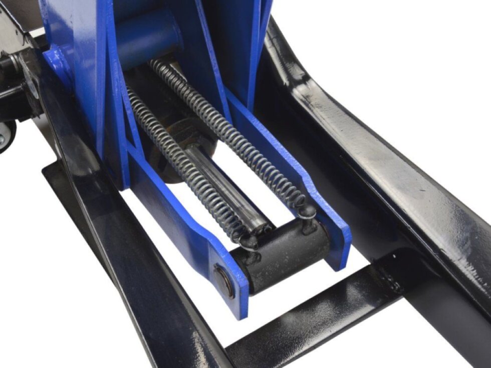 Pojízdný hydraulický zvedák 4t, nízkoprofilový, 95 - 550 mm, dvojitá pumpa - GEKO PREMIUM