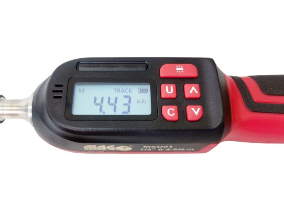 Momentový šroubovák 1/4", digitální, 0,4-8 Nm - MAGG