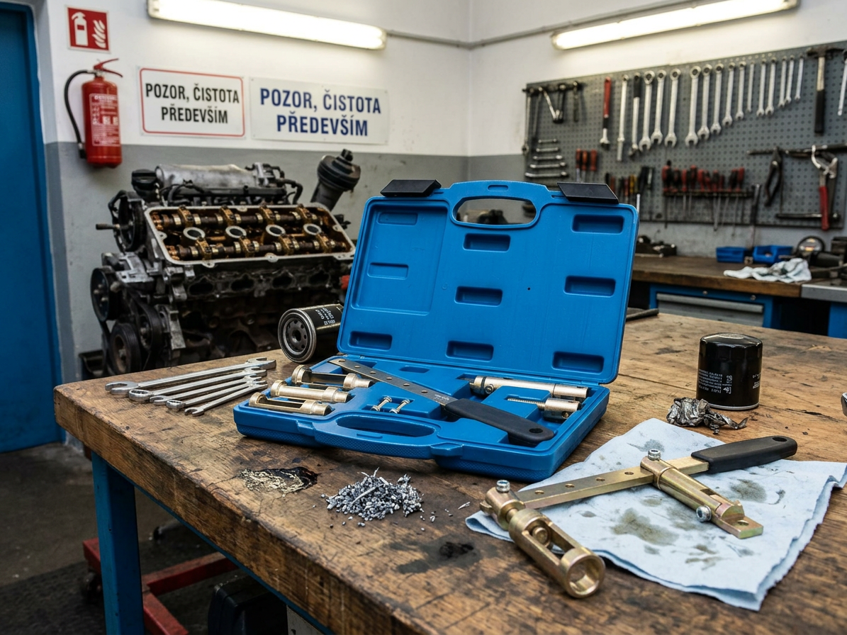 Stahovák ventilových pružin, pro motory 8V, 12V a 16V OHC - ASTA