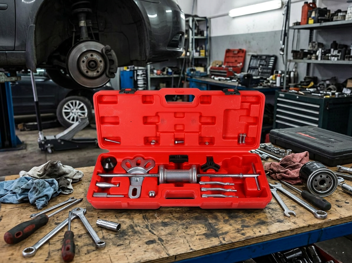 Univerzální sada stahováků s rázovým kluzkým kladivem MECHANIC PULLER SET 16 SIXTOL