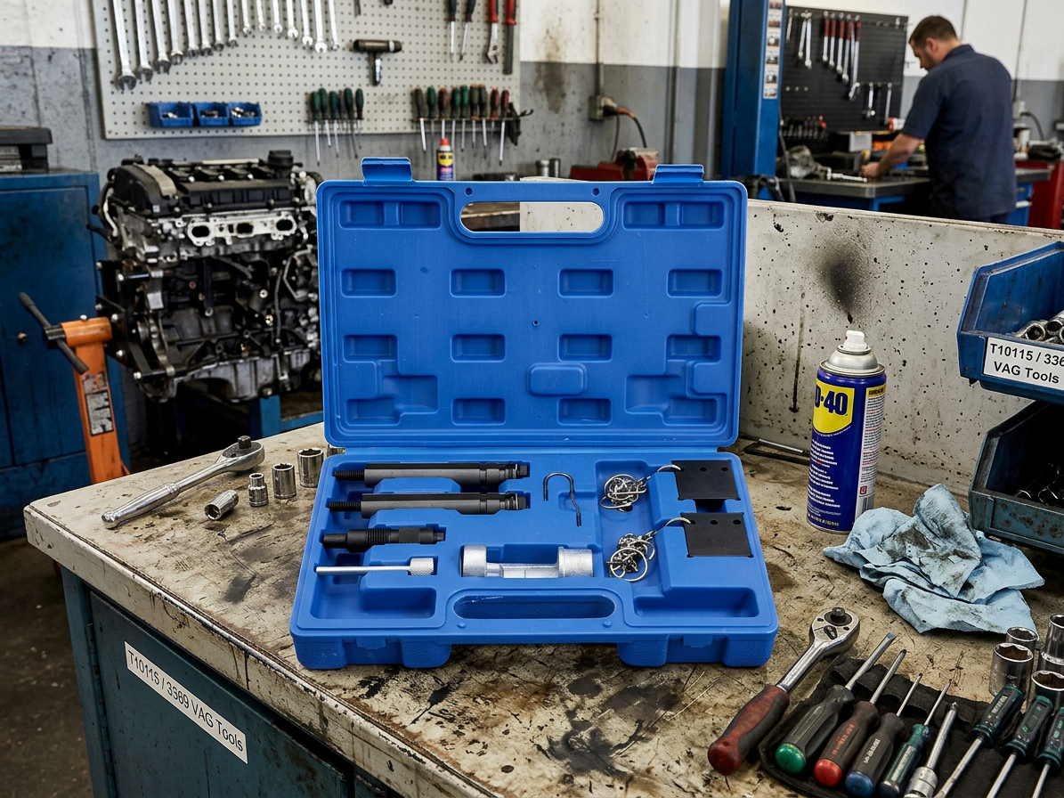 Přípravky na aretaci rozvodů VAG 2.5 V6, 3.3 V8 TDI - QUATROS QS10356A