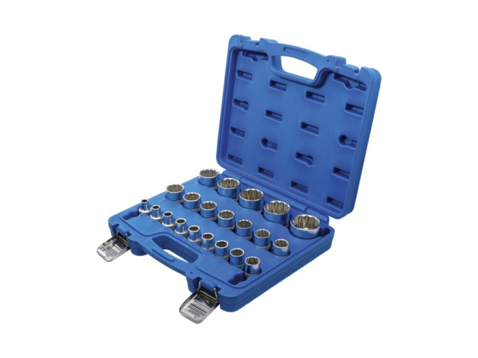Hlavice nástrčné 1/2" 8-36 mm, sada 21 dílů - BGS 2267