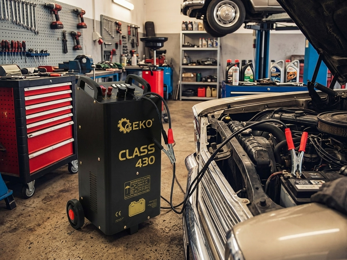 Nabíječka autobaterií - startovací zdroj, 12V a 24V - Class 430