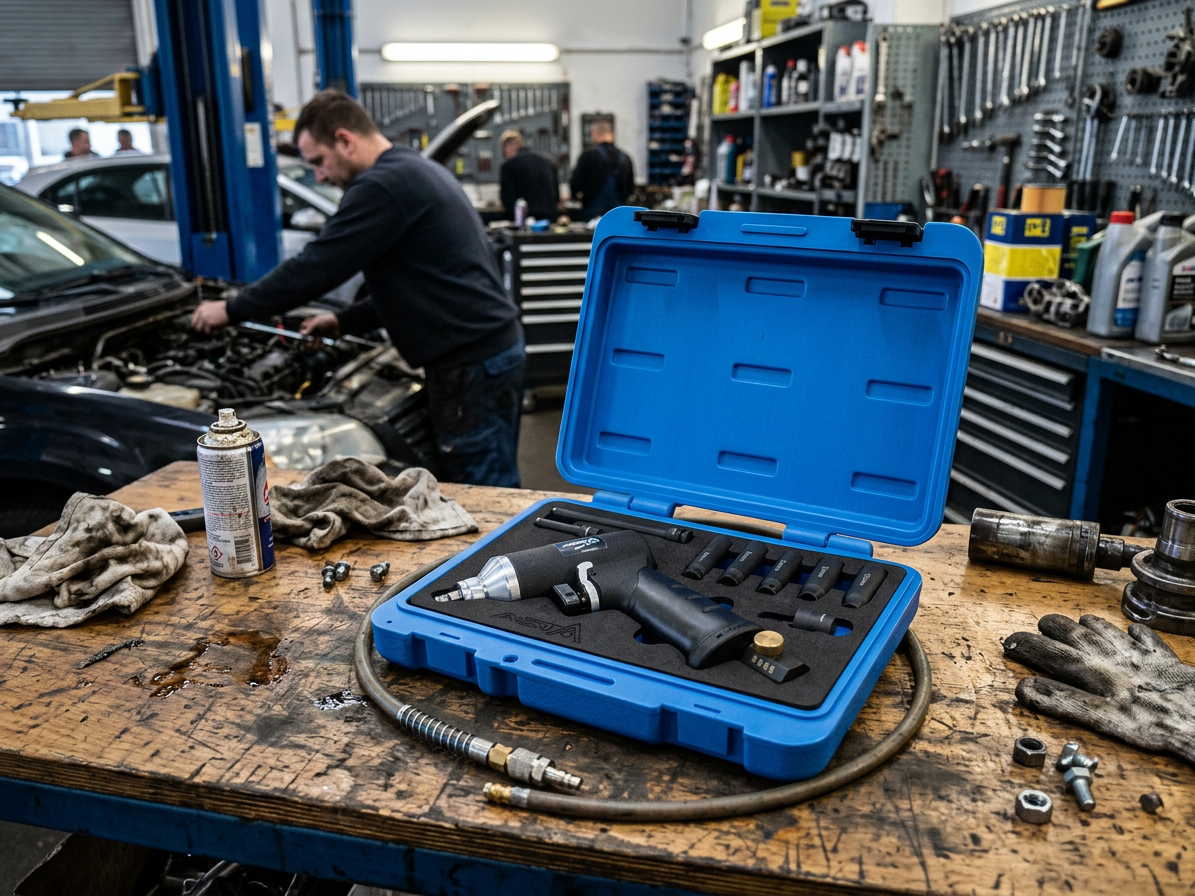 Pneumatický rázový utahovák 1/4" 40 Nm, na zapečené žhavicí svíčky motorů diesel - ASTA