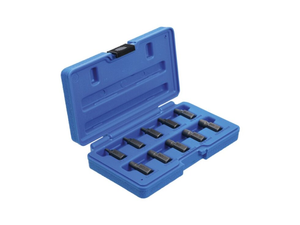 Přípravky na povolení poškozených šroubů 3-11 mm, sada 10 ks - BGS 8547