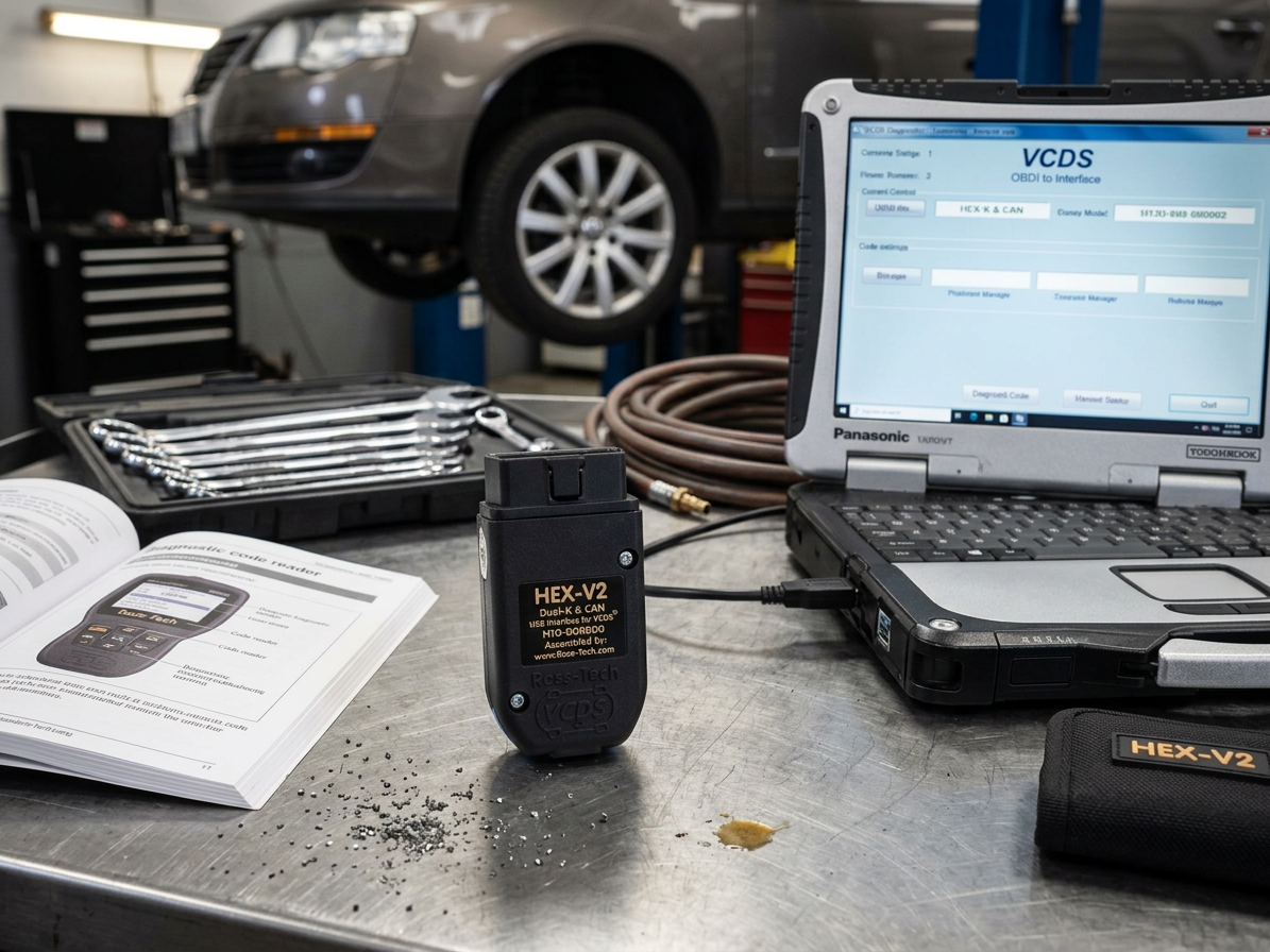 Diagnostika VAG-COM VCDS Standard 3 VIN, HEX V2 USB kabel, pro koncern VW