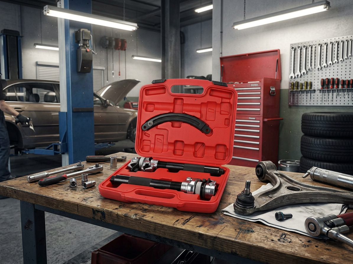 Stahovák pružin MECHANIC SPRING SET, heavy-duty, 280 mm, 2 ks - SIXTOL