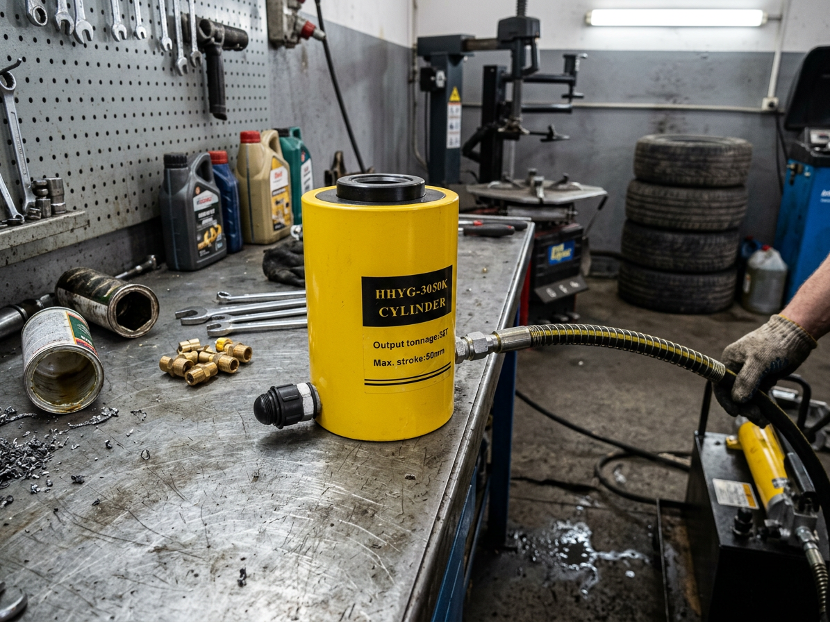 Hydraulický válec s dutým pístem, nosnost 30 tun - HHYG-3050K