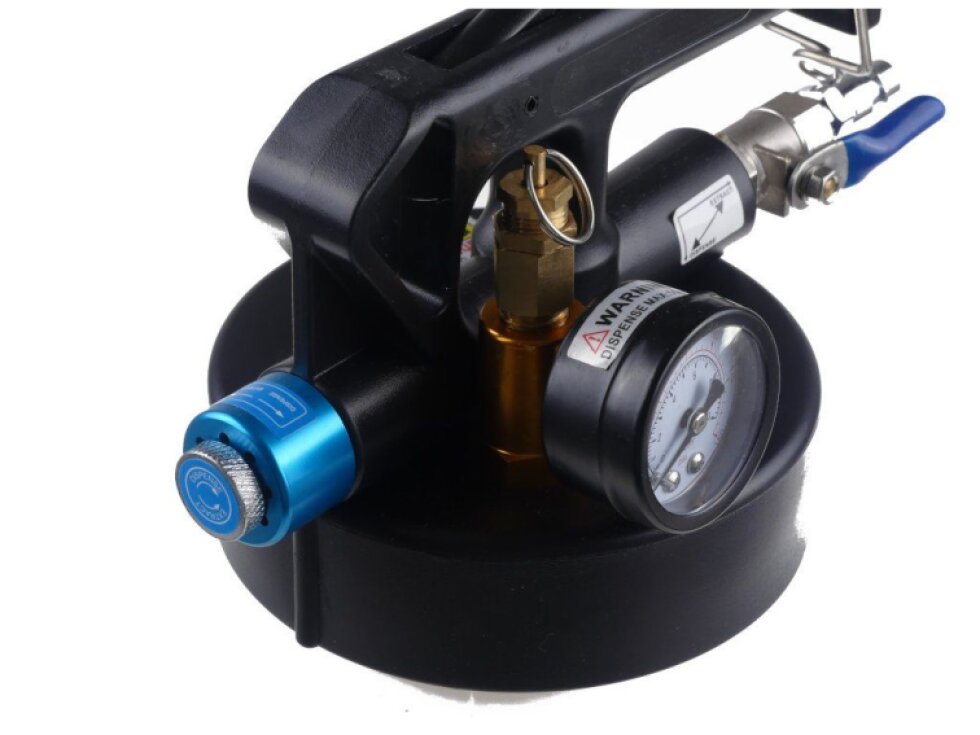 Pneumatická plnička oleje automatických převodovek ATF, s adaptéry, 8 l - QUATROS QS60642
