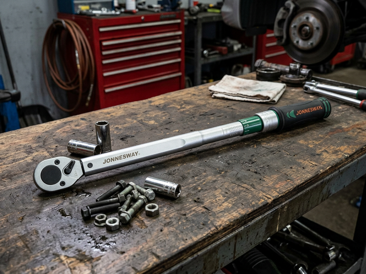 Momentový klíč 3/8" 4.5-30 Nm, s certifikátem - JONNESWAY T27031N