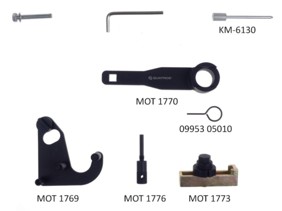 Aretace rozvodů MERCEDES, NISSAN, OPEL a RENAULT, motory 1,6 diesel - QUATROS QS10422