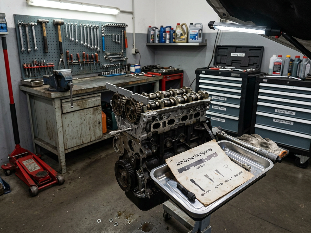 Aretační přípravky na rozvody motoru Ford, Mazda Zetec 1.25 - 2.0 16v - QUATROS QS10658